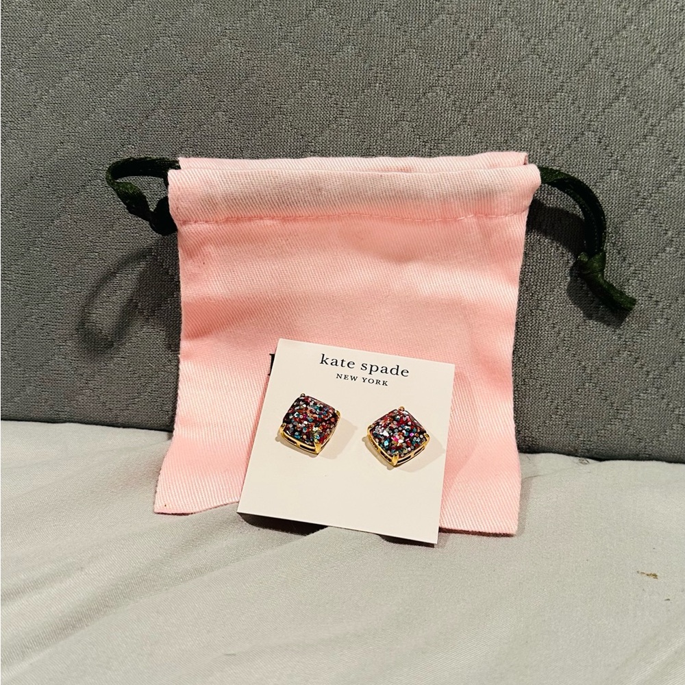 Kate Spade Multicolor Square Earrings